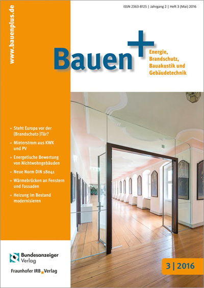 Cover of Volume: Bauen+ Volume 2 (2016), Edition 3