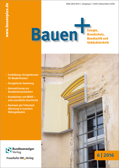 Cover of Volume: Bauen+ Volume 2 (2016), Edition 6