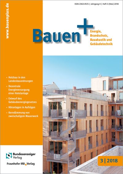 Cover of Volume: Bauen+ Volume 4 (2018), Edition 3