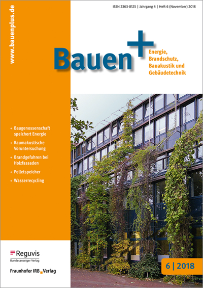 Cover of Volume: Bauen+ Volume 4 (2018), Edition 6
