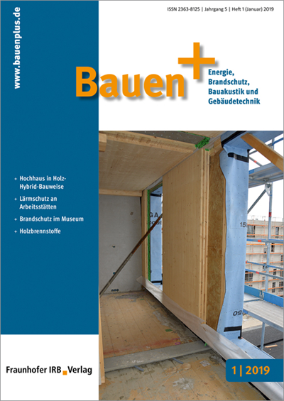 Cover of Volume: Bauen+ Volume 5 (2019), Edition 1
