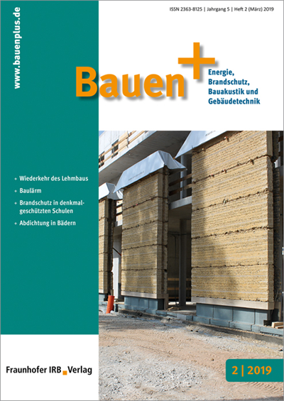Cover of Volume: Bauen+ Volume 5 (2019), Edition 2