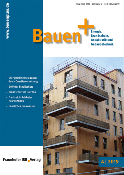 Cover of Volume: Bauen+ Volume 5 (2019), Edition 4