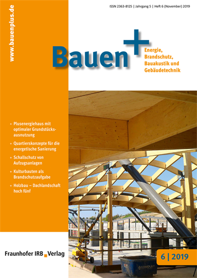 Cover of Volume: Bauen+ Volume 5 (2019), Edition 6