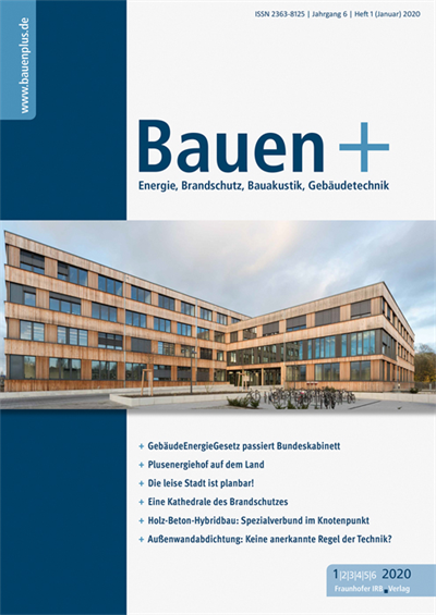 Cover of Volume: Bauen+ Volume 6 (2020), Edition 1