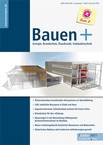 Cover of Volume: Bauen+ Volume 7 (2021), Edition 1