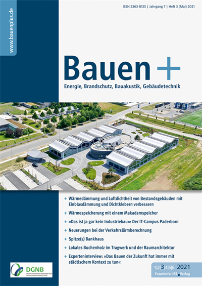 Cover of Volume: Bauen+ Volume 7 (2021), Edition 3
