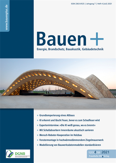 Cover of Volume: Bauen+ Volume 7 (2021), Edition 4
