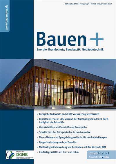 Cover of Volume: Bauen+ Volume 7 (2021), Edition 6