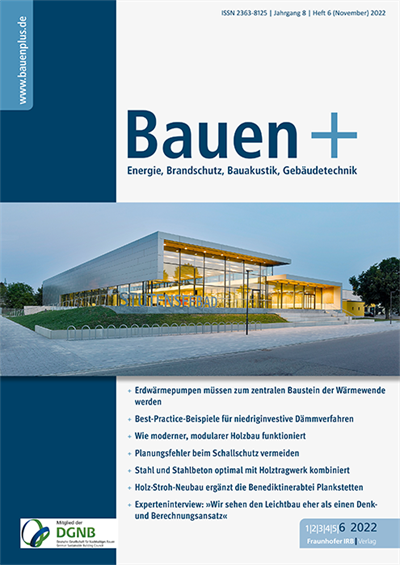 Cover of Volume: Bauen+ Volume 8 (2022), Edition 6