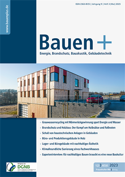 Cover of Volume: Bauen+ Volume 9 (2023), Edition 3