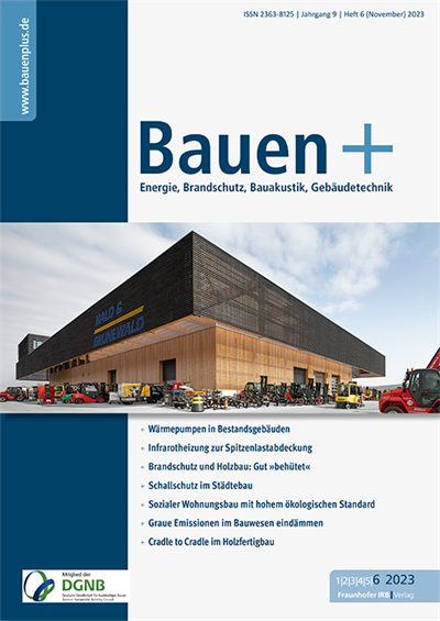 Cover of Volume: Bauen+ Volume 9 (2023), Edition 6
