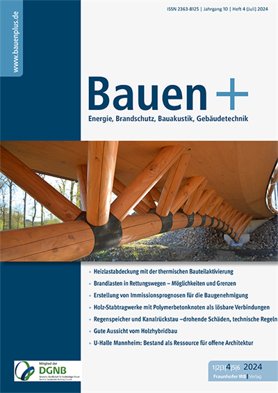 Cover of Volume: Bauen+ Volume 10 (2024), Edition 4