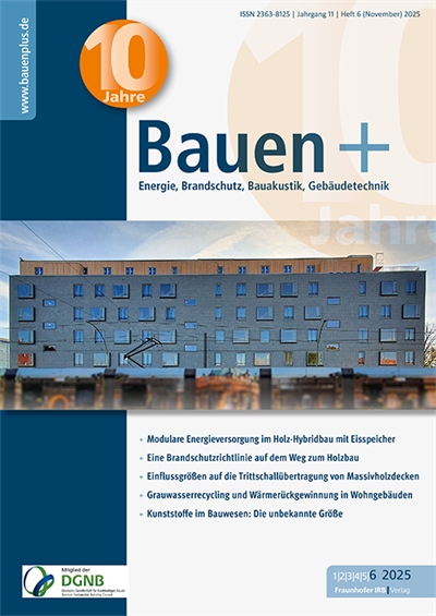 Cover of Volume: Bauen+ Volume 11 (2025), Edition 6