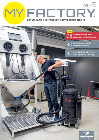 Cover der Ausgabe: MY FACTORY Jahrgang 66 (2025), Heft 03