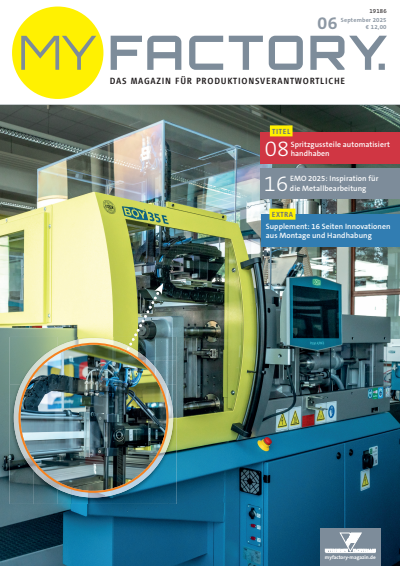 Cover der Ausgabe: MY FACTORY Jahrgang 66 (2025), Heft 06-+-MUH
