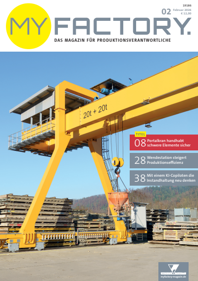 Cover der Ausgabe: MY FACTORY Jahrgang 67 (2026), Heft 02