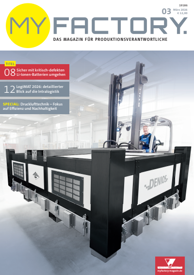 Cover der Ausgabe: MY FACTORY Jahrgang 67 (2026), Heft 03