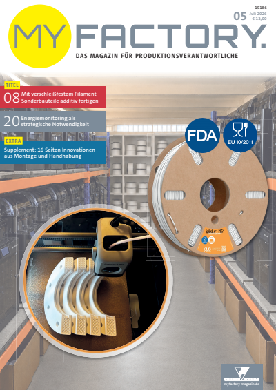 Cover der Ausgabe: MY FACTORY Jahrgang 67 (2026), Heft 05