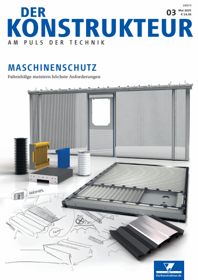 Cover der Ausgabe: DER KONSTRUKTEUR Jahrgang 56 (2025), Heft 3