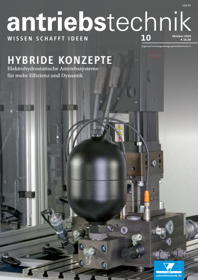 Cover der Ausgabe: antriebstechnik Jahrgang 63 (2024), Heft 10