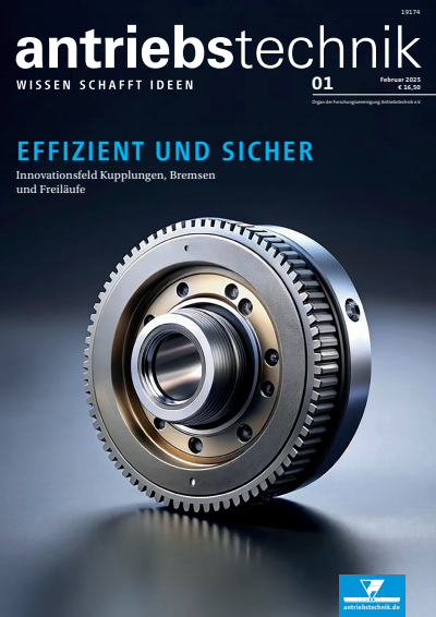 Cover der Ausgabe: antriebstechnik Jahrgang 64 (2025), Heft 01