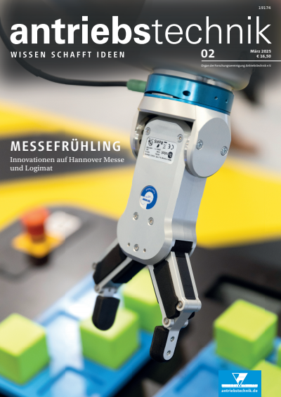 Cover der Ausgabe: antriebstechnik Jahrgang 64 (2025), Heft 02
