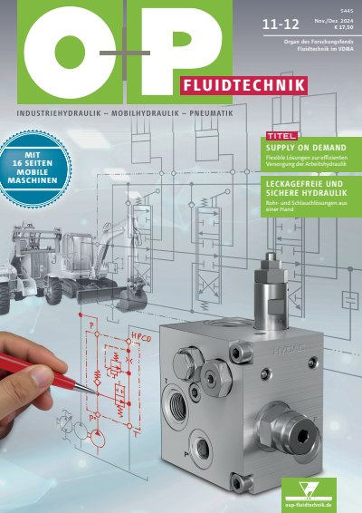 Cover of Volume: O+P Fluidtechnik Volume 68 (2024), Edition 11-12
