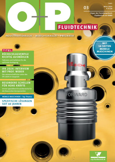 Cover of Volume: O+P Fluidtechnik Volume 68 (2024), Edition 3