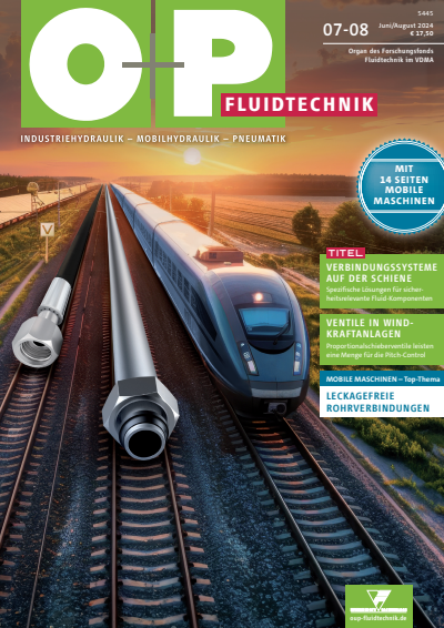 Cover of Volume: O+P Fluidtechnik Volume 68 (2024), Edition 7-8