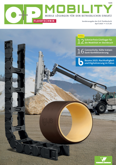 Cover der Ausgabe: O+P Fluidtechnik Jahrgang 69 (2025), Heft Mobility
