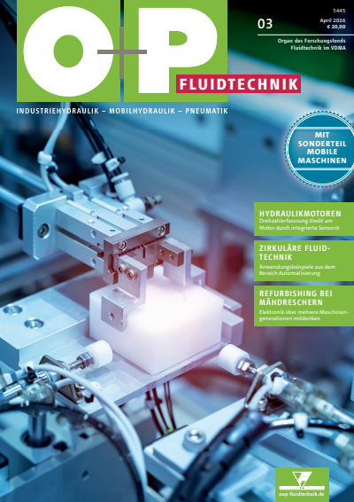 Cover of Volume: O+P Fluidtechnik Volume 70 (2026), Issue 3