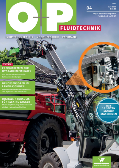 Cover of Volume: O+P Fluidtechnik Volume 70 (2026), Issue 4