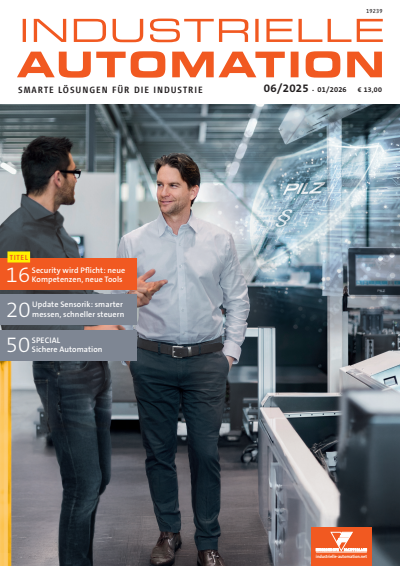Cover der Ausgabe: INDUSTRIELLE AUTOMATION Jahrgang 37 (2025), Heft 06
