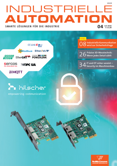 Cover der Ausgabe: INDUSTRIELLE AUTOMATION Jahrgang 38 (2026), Heft 04