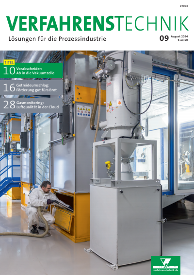 Cover of Volume: Verfahrenstechnik Volume 58 (2024), Edition 09