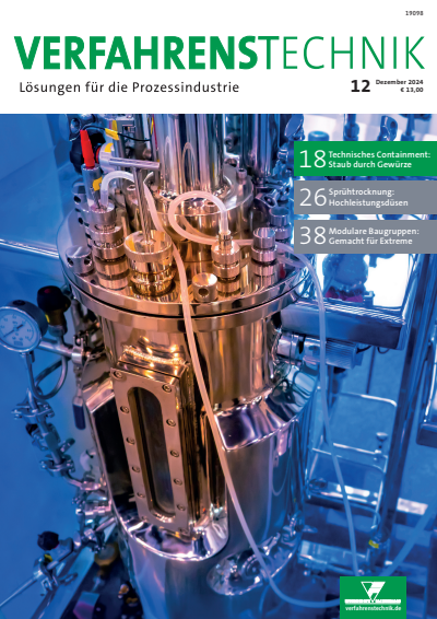 Cover of Volume: Verfahrenstechnik Volume 58 (2024), Edition 12