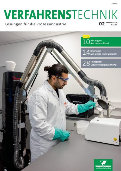Cover der Ausgabe: Verfahrenstechnik Jahrgang 60 (2026), Heft 02