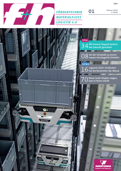 Cover der Ausgabe: f+h Jahrgang 75 (2025), Heft 1