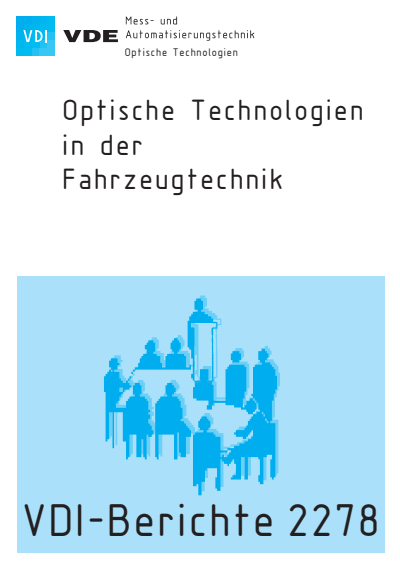 Cover des Buchs: Optische Technologien in der Fahrzeugtechnik