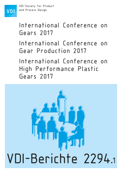 Cover des Buchs: International Conference on Gears 2017