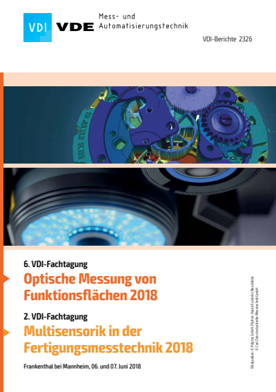 Cover des Buchs: Optische Messung von Funktionsflächen 2018 – Multisensorik Fertigungsmesstechnik 2018