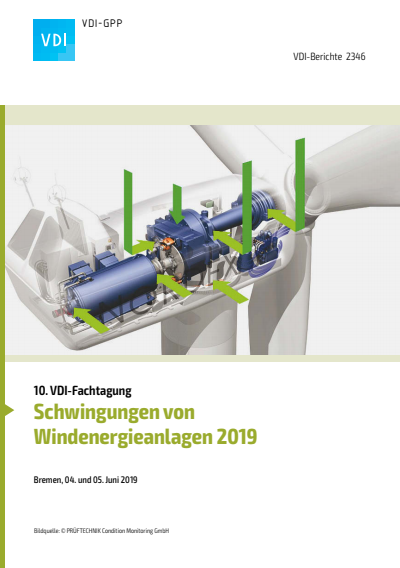 Cover des Buchs: Schwingungen von Windenergieanlagen 2019