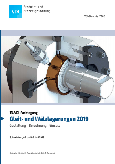 Cover des Buchs: Gleit- und Wälzlagerungen 2019