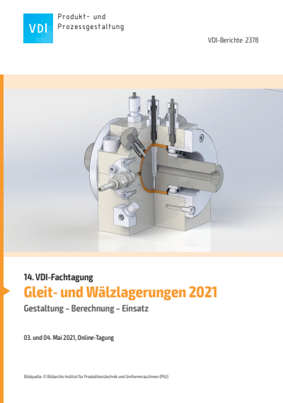 Cover of book: Gleit- und Wälzlagerungen 2021