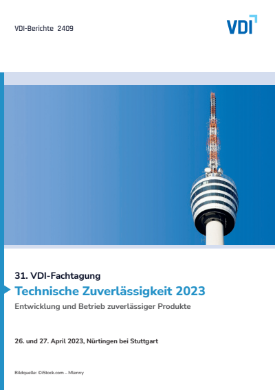 Cover des Buchs: Technische Zuverlässigkeit 2023