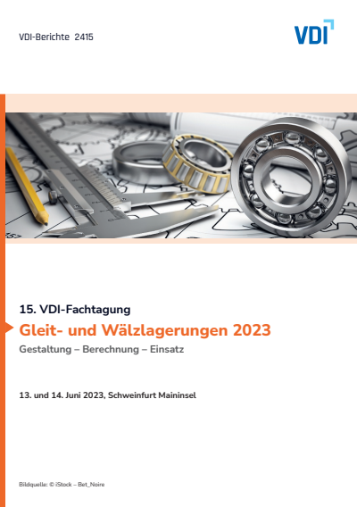 Cover des Buchs: Gleit- und Wälzlagerungen 2023