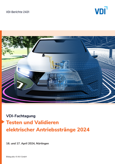 Cover des Buchs: Testen und Validieren elektrischer Antriebsstränge 2024