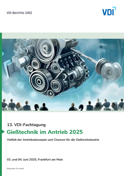 Cover of book: Gießtechnik im Antrieb 2025