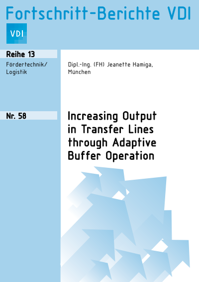 Cover des Buchs: Increasing Output in Transfer Lines through Adaptive Buffer Operation